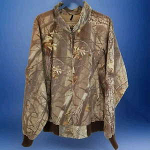 Woolrich Guide Realtree Camo Jacket Mens XL SaddleCloth VTG Hunting Bomber Style - Picture 1 of 11