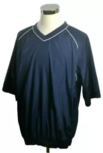 Chaqueta cortavientos suéter de poliéster manga corta FOOTJOY para hombre TALLA XL azul marino - Imagen 1 de 6