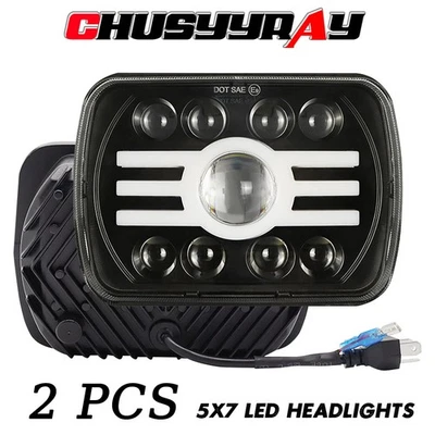 Faros LED 2x7" 7x6" Hi-Lo DRL aptos para camioneta Toyota 1982-1995 4Runner Foto 1 de 4