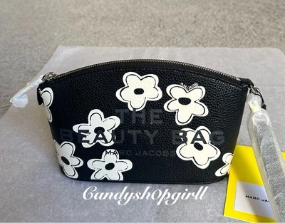 NUEVO Bolso de Belleza Marc Jacobs The Daisy Edición Limitada Bolsa Muñequera con Bolsa para el Polvo Foto 1 de 4