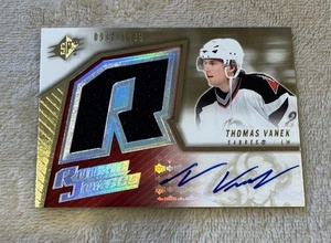 2005-06 SPx Rookie Jersey /1499 Thomas Vanek #177 Rookie Auto RC - Bild 1 von 2