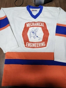 Vintage Alpha Sportswear Hockey Jersey Beer League Mechanical Engineering... - Bild 1 von 4