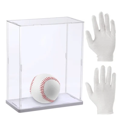 Vitrina de acrílico para montaje de objetos de colección, caja de exhibición transparente de 4x8x10 pulgadas Foto 1 de 4