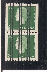 Canada #406xx pair VFNH  precancelled CV 13$ Hard to find in VF centering! - Bild 1 von 1