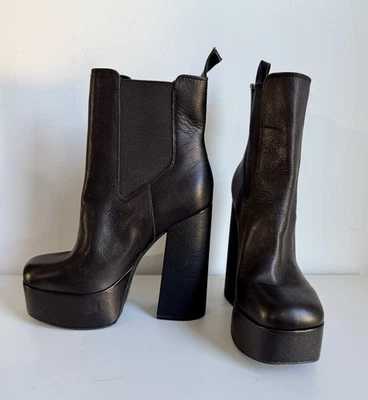 New Jessica Simpson Shamira Platform Boots, Black leather Size 8.5M - Image 1 of 4