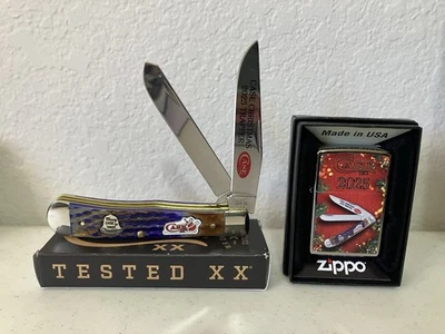 Estuche Cuchillo Trampero y Encendedor Zippo Mantequilla de Maní y Jalea PB&J Navidad 2025 Set Foto 1 de 4