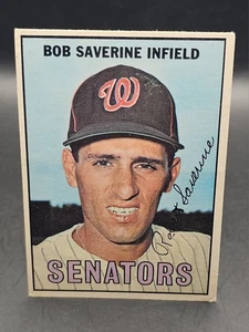 1967 O-Pee-Chee #27 Bob Saverine VG Set Break Senators *GLEECARDS* - Picture 1 of 2