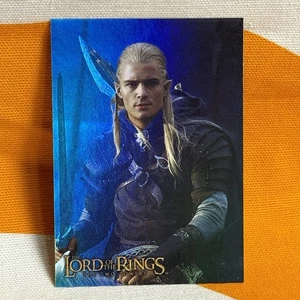2002 Topps El Señor de los Anillos Dos Torres Lámina Prismática Legolas Orlando Bloom #10 - Imagen 1 de 6
