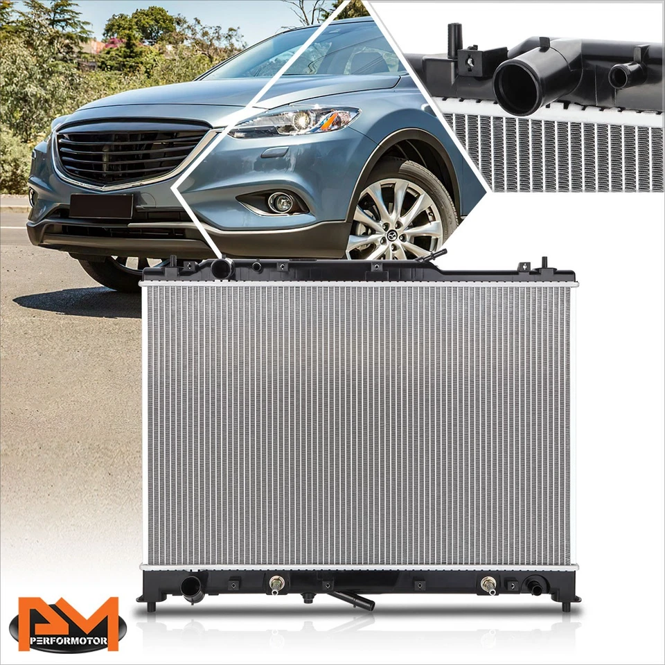 Radiador de refrigeración de núcleo de aluminio estilo fábrica para Mazda Cx-9 OE 07-15 DPI-2986 Foto 1 de 4