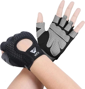 Weight Lifting Gloves for Men Women Gym Gloves with Wrist Wrap Support for Worko - Picture 1 of 12