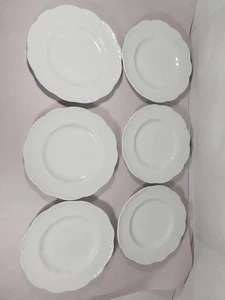 Set 6 J&G Meakin English Ironstone Sterling Colonial 7" Dessert Pie Plates EUC - Picture 1 of 14