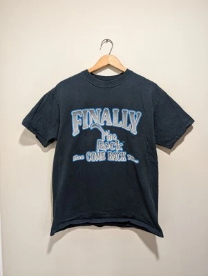 Vintage 90s WWF WWE Finally The Rock Has Come Back To Toronto Shirt Size L - Image 1 of 4