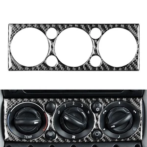 Kohlefaser-Mittelkonsolen-AC-Schalttafelabdeckung für BMW Mini Cooper R50 R53 - Bild 1 von 11