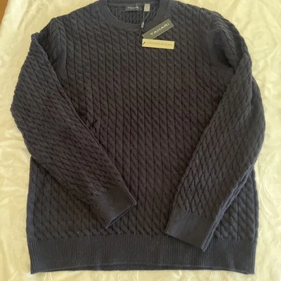 Suéter Tahari azul marino para hombre talla M Foto 1 de 4