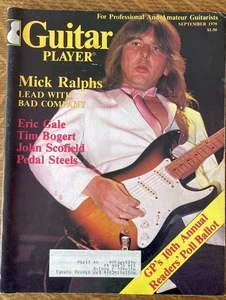 GUITAR PLAYER Magazine September 1979 Mick Ralphs Bad Company Tim Bogart - Imagen 1 de 4