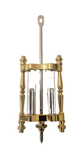 5" Adjustable Brass & Glass Mercury Style Pendulum - Picture 1 of 4