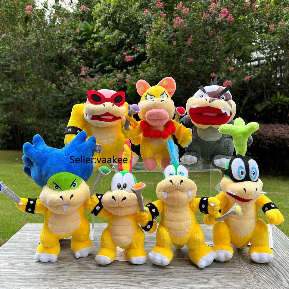 7 Style New Super Mario Lemmy Larry Iggy Wendy Ludwig Roy Morton Koopa Plush Toy - image 1 of 1