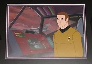 STAR TREK ANIMATED SERIES KIRK ORIGINAL PRODUCTION ART CEL MASTER BG FRAMED 1973 - Picture 1 of 6