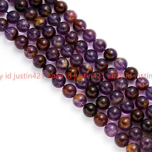 Natural Auralite Super 23 Round Gemstone Loose Beads 15.5'' Strand 6mm-10mm