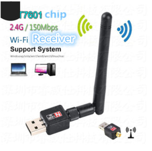 150 Mbps Wireless USB WiFi Network Adapter LAN Card w/Antenna 802.11N For PCE AA