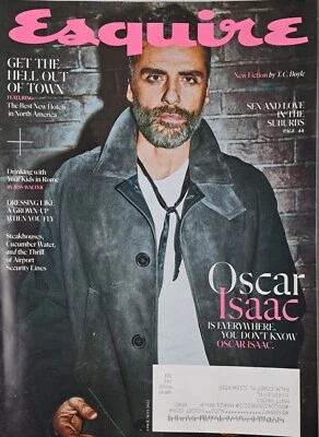 Esquire Magazine 2022 April Mens Life Magazine Oscar Isaac Suburbs New Hotels - Image 1 of 2