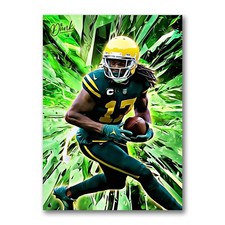 Davante Adams Xplosive Sketch Card Limited 02/10 Dr. Dunk Signed
