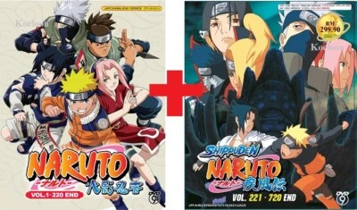 DVD Anime Naruto Shippuden (Vol. 1-720 End) TV Series (English Dub) All Region Foto 1 de 4