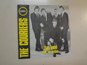 COURIERS: Take Away- Done Me Wrong-U.K. 7" 1965 Ember Records EMB S218 PSL, Beat - Picture 1 of 4