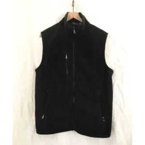 Polo Ralph Lauren Mens Classic Mock Neck Fleece Vest Sample - Medium - NWOT - Picture 1 of 8