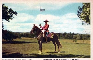 Greetings from Point Pelee Canada Royal Canadian Mounted Police Postcard - Picture 1 of 2