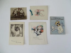 Vintage Collection Dog Greetings Cards Birthday Christmas Puppy - Picture 1 of 11