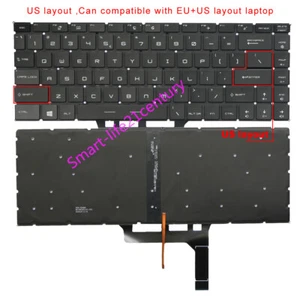 Neu für MSI GF65 GF65 Thin 9SD 9SE 10SD 10SE Laptop Tastatur USA weiße Hintergrundbeleuchtung - Bild 1 von 6