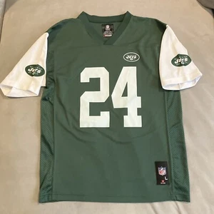 Awesome - NFL Players - New York Jets Revis - #24 - Green Jersey - Youth Large - Picture 1 of 5