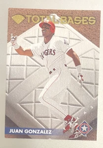 Juan Gonzalez 1996 Leaf Total Bases card #322/5000 Texas Rangers - Picture 1 of 2