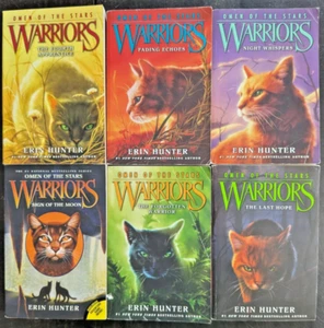 Warriors Omen of the Stars 1-6 Complete Set 1 2 3 4 5 6 PB Book Lot Erin Hunter - Imagen 1 de 3