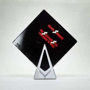 Vinyl Record Storage Display Holder - Silver - Picture 1 of 11