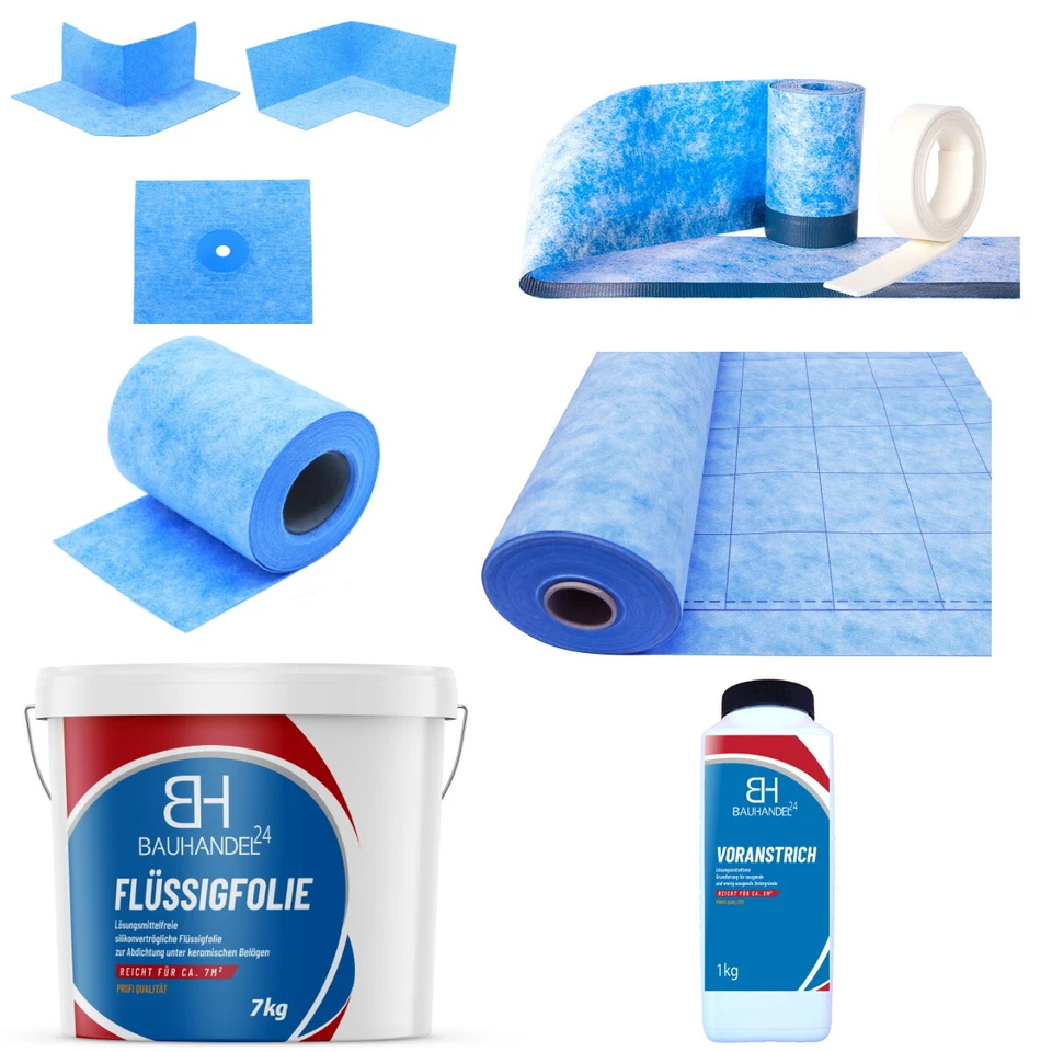 Dichtband Dusche Flüssigfolie Dichtbahn Innenecke Grundierung Duschdichtung Bad - Bild 1 von 1