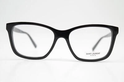 Lunettes Saint Laurent SL 482 Noir Blanc Ovale Monture De Lunettes Neuve - Photo 1/4