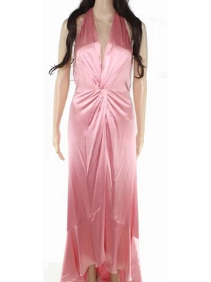 Maxi vestido ajustado de noche rosa para mujer JILL STUART 4 Foto 1 de 4