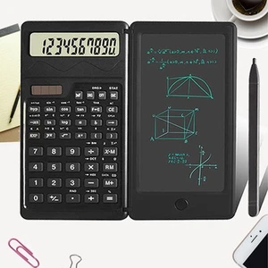 Calculatrice tablette d'écriture manuscrite calculatrice scientifique outil tableau d'écriture LCD. - Photo 1/24