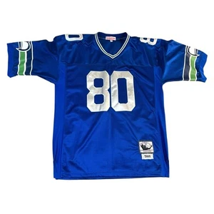 Mitchell & Ness Steve Largent #80 Seattle Seahawks 1985 Throwback Jersey Size 52 - Picture 1 of 15