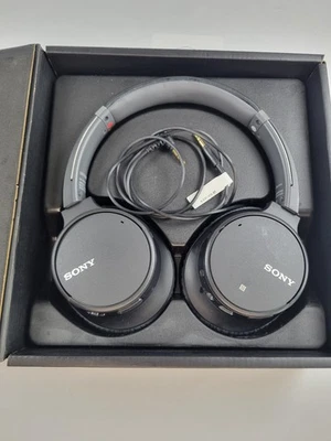 Sony WH-CH700N Wireless Over-Ear Noise Cancelling Headphones - Black - Used Mint - Image 1 of 4