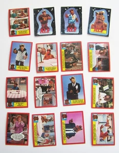 Lot of 16 ALF TV Show Trading & Sticker Cards 1988 Vintage Topps Bubblegum 1980s - Picture 1 of 2