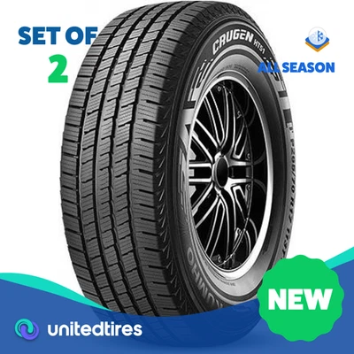 Set of (2) New 265/65R17 Kumho Crugen HT51 112T (13MD0) - Image 1 of 2