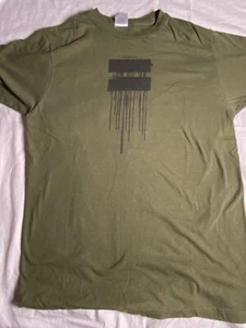 U2 360 Tour T Shirt Y2K Green Short Sleeve Double Sided Size L Large 2009 - Picture 1 of 2