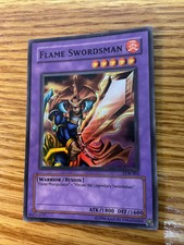 Legend of Blue Eyes White Dragon Rare Flame Swordsman LOB-003 YuGiOh! TCG