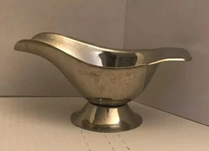 Gravy Boat Servizio Salsa Sciroppo 18/8 AS Creamer Acciaio Inox. - Foto 1 di 8