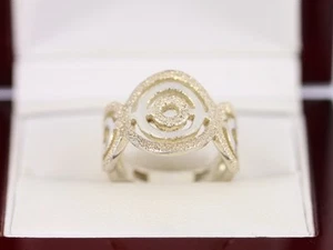 Ladies Ring Sterling Silver Stunning Size N 925 5.5g AR45 - Picture 1 of 4