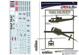 1/35 UH-1B Iroquois - RAAF Battle of Long Tan Decals DEKL's II - Bild 1 von 5