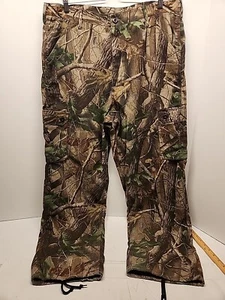 Liberty Camo Pants Mens Large Waist 38-40 Cargo Bootcut Realtree Hardwoods  - Picture 1 of 11